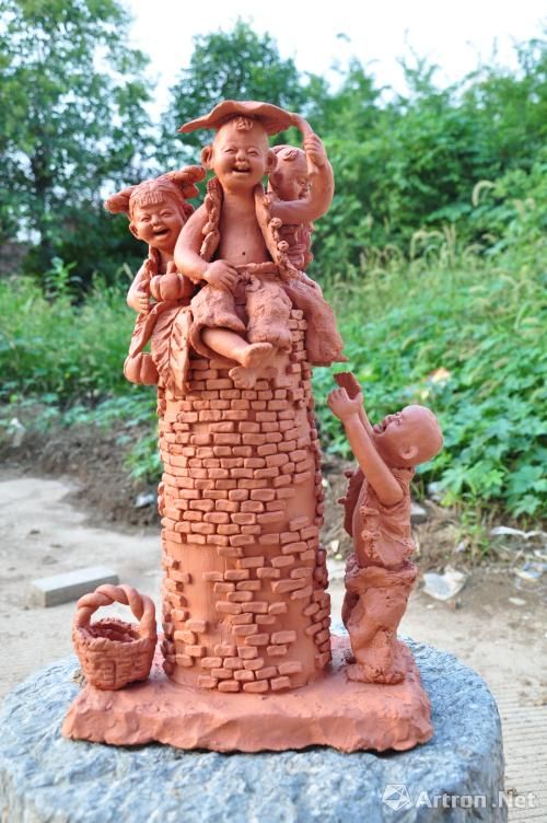 郸城“泥人张”泥塑艺术在郑州展出