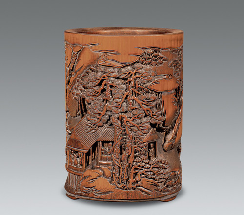 《中原艺术网》向您推荐淡雅奇葩的竹雕艺术供欣赏
