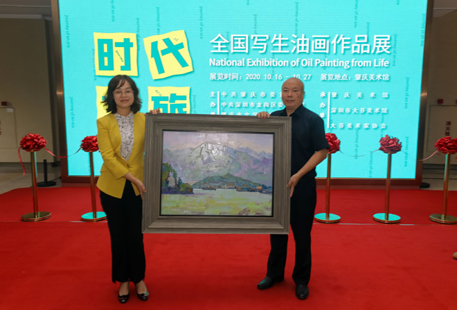 全国写生油画作品展在肇庆美术馆开幕